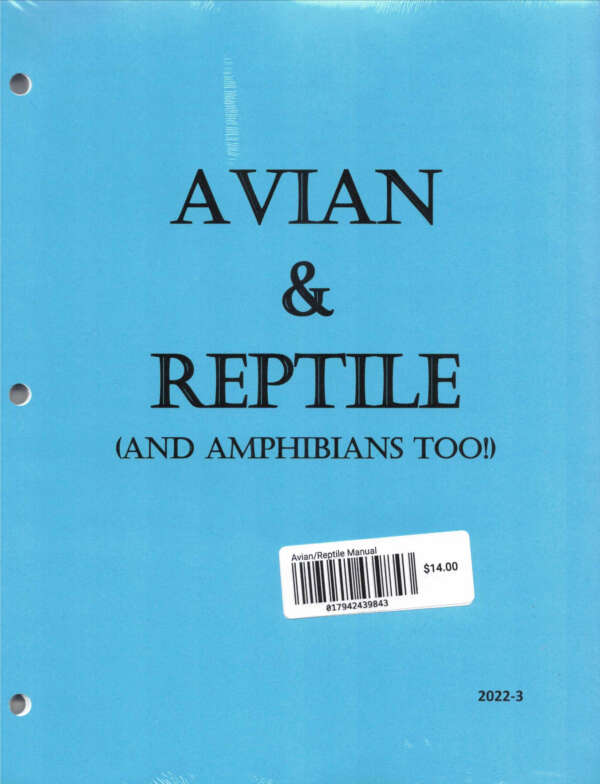 Avian Reptile Manual